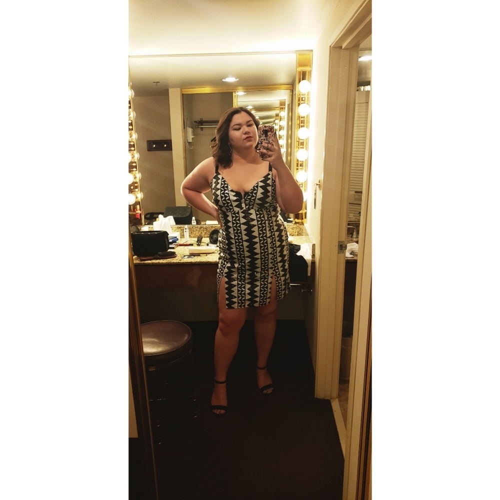 NWT Fashion Nova Curve Star Behavior Mini Dress